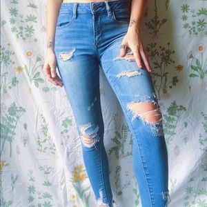 Mid-Rise Skinny Jeans